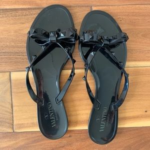 Valentino rockstud jelly sandal